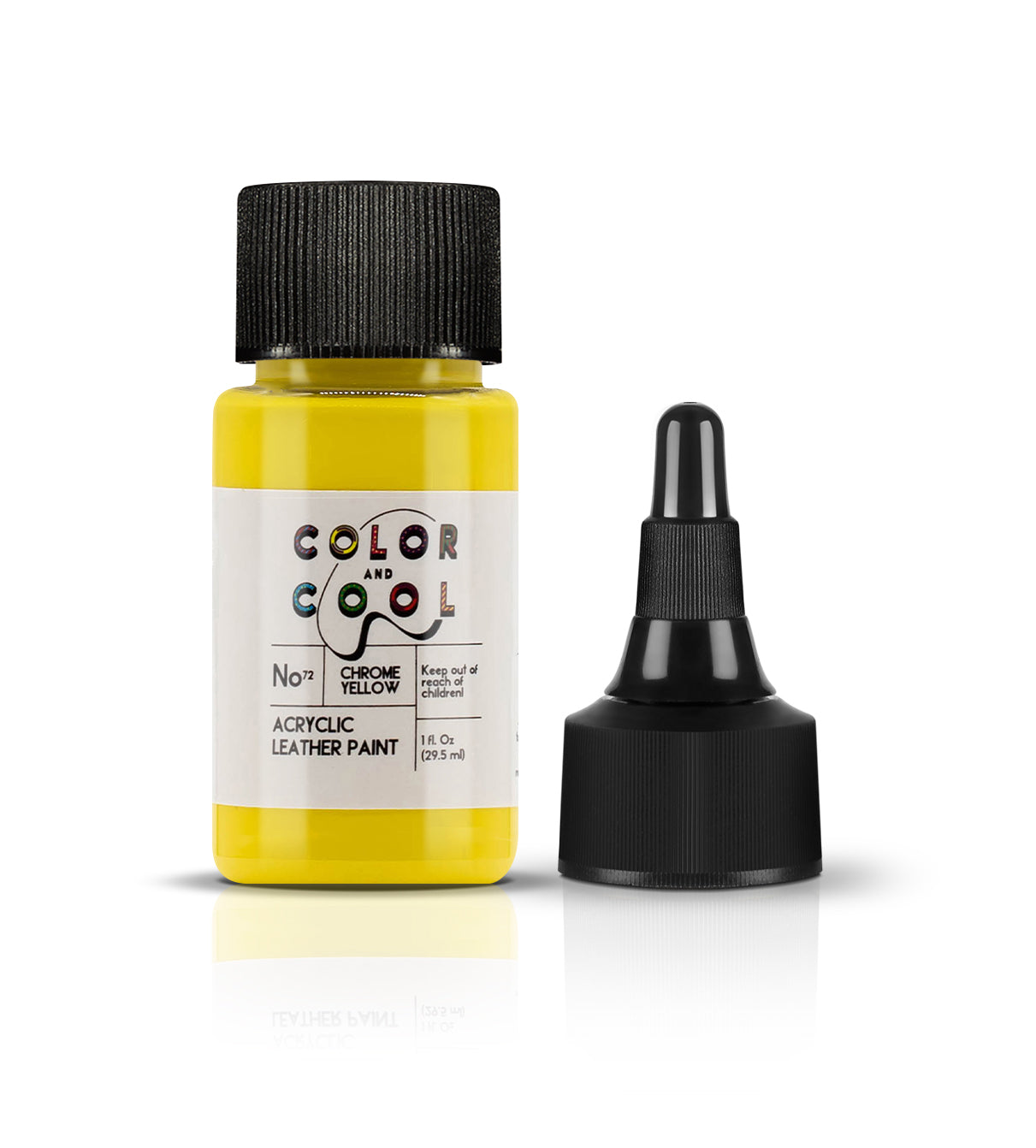 Acrylic Leather Paint Chrome Yellow - 1 oz (30 ml) – colorandcool