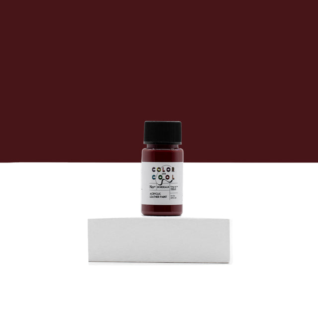 Acrylic Leather Paint Bordeaux - 1 oz (30 ml) – colorandcool